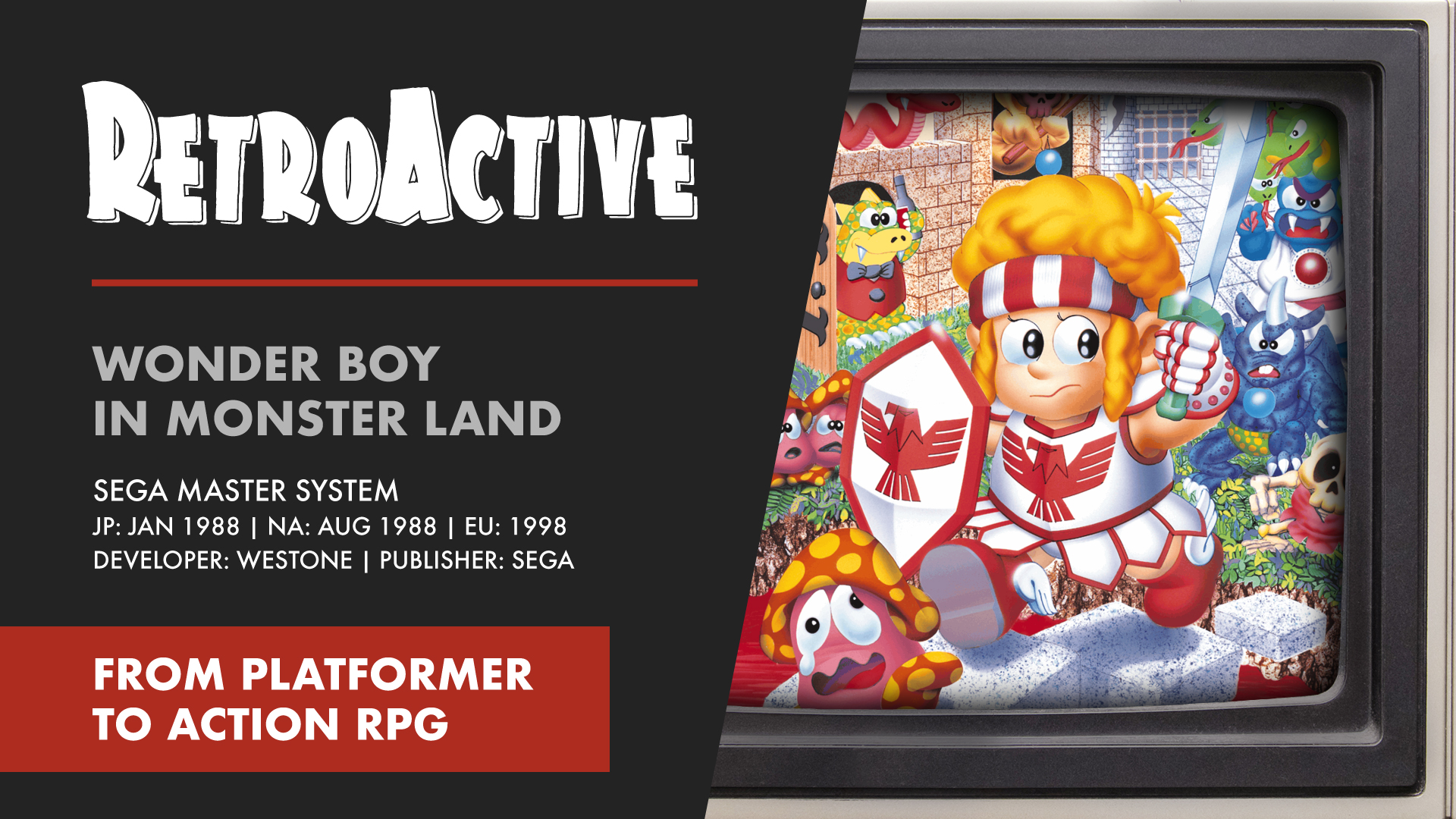Read more about the article Wonder Boy in Monster Land – From Arcade Platformer to Action RPG